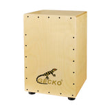 Gecko Factory Suitable for all ages Natural Birch Cajon Drums CL12N