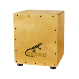 Gecko Factory Wholesale Birch Percussion Instrument Children Cajon Box Drum CM62