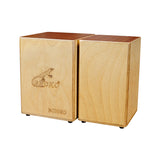 Gecko Brand Cajon Percussion Mahogany Box Drum BONGO-2