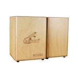 Gecko Brand Cajon Percussion Mahogany Box Drum BONGO-2