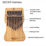 GECKO Premium Mini Kalimba 10 Keys Camphor Kalimba K10miniCAP