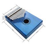 GECKO Premium Kalimba 17 Keys Mahogany Kalimba K17MBL
