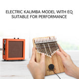 GECKO High-End Quality Kalimba 15 Keys Camphor wood Kalimba K15CAPEQ with Pickup