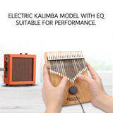 GECKO High-End Quality C Key Kalimba 21 Keys Camphor Kalimba K21CPEQ with Pickup