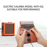 GECKO High-End Quality Kalimba 17 Keys Rosewood Kalimba K17REQ with Pickup