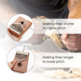 GECKO High-End Quality Kalimba 17 Keys Mahogany Kalimba K17MEQ with Pickup