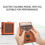 GECKO High-End Quality Kalimba April Yang Co-branded 17 Keys Mahogany Kalimba K17GYEQ with Pickup