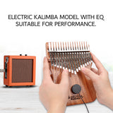GECKO High-End Quality Kalimba 17 Keys Mahogany Kalimba K17MAPEQ with Pickup