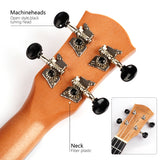 GECKO 23 inch Mahogany Hawaii four String Ukulele U23MN4