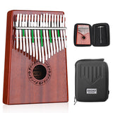 GECKO Premium Kalimba 17 Keys Mahogany Kalimba K17MBR