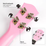 GECKO 23 Inch pink color Mahogany Stringed Instruments Ukelele U23MP