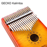 GECKO Premium C Key Kalimba 17 Keys Brich Wood Kalimba MCBSEQ