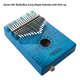 GECKO Premium C Key Kalimba 17 Keys Brich Wood Kalimba MCBLEQ