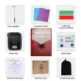 GECKO Premium Key B Kalimba 17 Keys Mahogany Kalimba K17MA