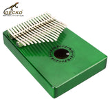 GECKO Premium C Key Kalimba 17 Keys Birch Wood Solid color Kalimba（K17BG K17BY K17BRR K17BB K17BL K17BP K17BR）