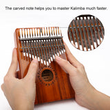 GECKO Premium Kalimba 17 Keys Acacia Wood Kalimba K17K