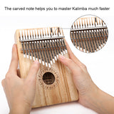 GECKO Premium Kalimba 17 Keys Camphor Wood Kalimba K17CA