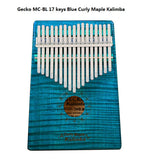 GECKO Premium C Key Kalimba 17 Keys Brich Wood Kalimba MCBL