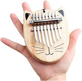 GECKO Premium Mini Kalimba 8 Keys Camphor Kalimba K8mini Cat
