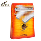 GECKO Premium C Key Kalimba 17 Keys Brich Wood Kalimba MCBS
