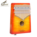 GECKO Premium C Key Kalimba 17 Keys Brich Wood Kalimba MCBSEQ