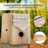 GECKO Premium Kalimba 17 Keys Camphor Wood Kalimba K17CA