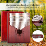 GECKO Premium Key B Kalimba 17 Keys Mahogany Kalimba K17MA