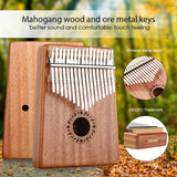 GECKO Premium Kalimba 17 Keys Mahogany Kalimba K17M