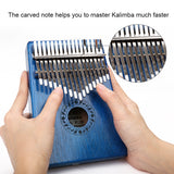 GECKO Premium Kalimba 17 Keys Mahogany Kalimba K17MBL