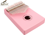 GECKO Premium C Key Kalimba 17 Keys Birch Wood Solid color Kalimba（K17BG K17BY K17BRR K17BB K17BL K17BP K17BR）