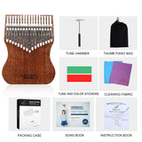 GECKO Premium Kalimba 17 Keys Mahogany Kalimba K17MAP