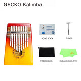 GECKO Premium Mini Kalimba 10 Keys Birch Kalimba K10miniBS