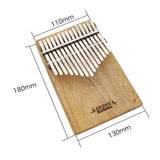 GECKO Premium Kalimba 17 Keys Bamboo Kalimba K17BA