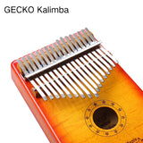 GECKO Premium C Key Kalimba 17 Keys Brich Wood Kalimba MCBS
