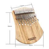 GECKO Premium C Key Kalimba 17 Keys Camphor Wood Kalimba K17NOTE