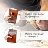 GECKO High-End Quality Kalimba 17 Keys Acacia Wood KOA Kalimba K17KEQ with Pickup