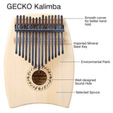 GECKO Premium C Key Kalimba 15 Keys Spruce Wood Kalimba K15SP