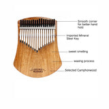 GECKO Premium C Key Kalimba 17 Keys Camphor Wood Kalimba K17CAS