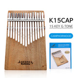 GECKO Premium Kalimba 15 Keys Camphor wood Kalimba K15CAP