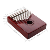 GECKO Premium Key B Kalimba 17 Keys Mahogany Kalimba K17MA