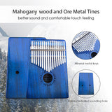 GECKO Premium Kalimba 17 Keys Mahogany Kalimba K17MBL