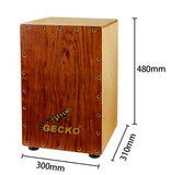 Gecko Factory professional Percussion Instrument Rosewood Cajon Drum CL10BA