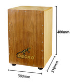 Gecko Factory Made Walnut Wood Box Cajon Drum High-end Musical Instrument CL50S