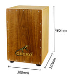 Gecko Hot Sale Walnut Wood Box Cajon Drum High-end Musical Instrument CL50