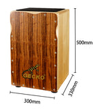 Gecko Specializes Designing Walnut Wood Acoustic Cajon Percussion Instruments CL98