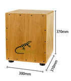 GECKO Wood Percussion Maple Musical Instrument Box Cajon Drum CM60