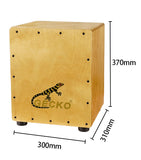 Gecko Factory Wholesale Birch Percussion Instrument Children Cajon Box Drum CM62