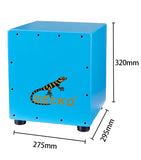Gecko Factory Price Wholesale Bass Wood Percussion Children Cajon Box Drum CM65BL