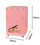GECKO Percussion Kid Musical Instrument Birch Wood Cajon drums CS70PK