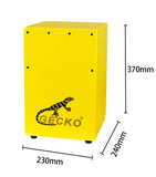 GECKO Percussion Kid Musical Instrument Birch Wood Cajon drums CS70Y